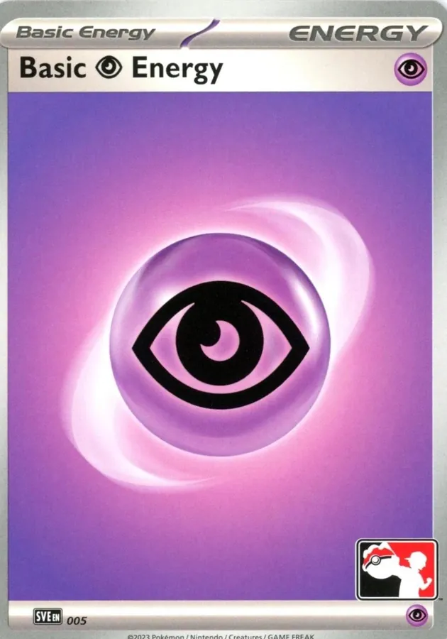 Scarlet & Violet Energy Basic Psychic Energy [Prize-Pack] Pokémon card